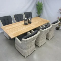 Te Velde Tuinmeubelen Tuinset Anna Xl Tuinstoel Met Lucan Teak Tuintafel -Tuin Vonk Verkoop 1 2 te velde tuinmeubelen tuinset anna xl met lucan teak tafel boven annalucan240