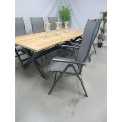 Te Velde Tuinmeubelen Tuinset Lecce Tuinstoel Met Lucan Teak Tuintafel -Tuin Vonk Verkoop 1 2 te velde tuinmeubelen tuinset lecce tuinstoel met lucan teak tuintafel stoel tafel leccelucan240