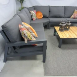 Te Velde Tuinmeubelen Jackson Aluminium Hoek-lounge Set 4 Delig -Tuin Vonk Verkoop 10 16 te velde tuinmeubelen jackson aluminium hoek lounge set 4 delig zijkant jackson4