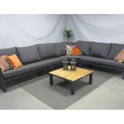 Te Velde Tuinmeubelen Jackson Aluminium Hoek-lounge Set 5 Delig