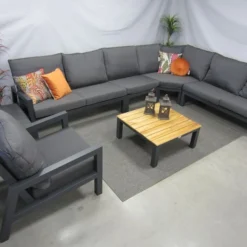 Te Velde Tuinmeubelen Jackson Aluminium Hoek-lounge Set 5 Delig -Tuin Vonk Verkoop 11 20 te velde tuinmeubelen jackson aluminium hoek lounge set 5 delig stoel voetenbank jackson5