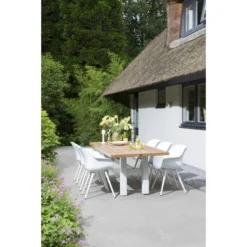 Tuin Vonk Verkoop -Tuin Vonk Verkoop 12 1 hartman tuinset sophie studio wit met beach7 moonlight teak tafel 240 x 100
