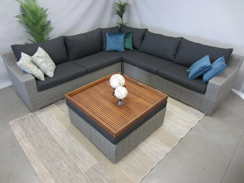 Te Velde Tuinmeubelen Nashville Hoek-lounge Set 1 Te Velde Tuinmeubelen Nashville Hoek-lounge Set