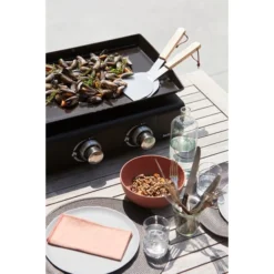 Barbecook Hamburgerspatel Uit Rvs En Rubberhout -Tuin Vonk Verkoop 13 2 barbecook hamburgerspatel rvs bc acc 7062