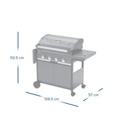 Campingaz Gasbarbecue 4 Series Select 4 Exs -Tuin Vonk Verkoop 138 4 campingaz gasbarbecue 4 series select 4 exs afmeting dicht 2181088