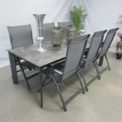 Te Velde Tuinmeubelen Tuinset Vigo Tuinstoel Met Kettler Diamond 220 Tuintafel