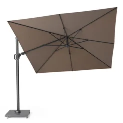 Platinum Zweefparasol Challenger T² Premium 3x3 Havanna