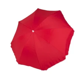 Bo-Camp Parasol Met Knikarm Ø 200 Cm Rood -Tuin Vonk Verkoop 17 2 bo camp parasol met knikarm 200 cm rood 7267245