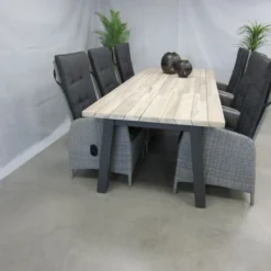 Tuin Vonk Verkoop 20 Te Velde Tuinmeubelen Tuinset Ross Met 4so Derby 240 Tafel