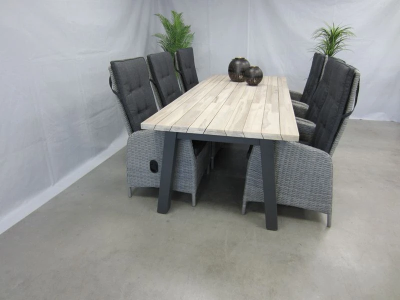 Te Velde Tuinmeubelen Tuinset Ross Met 4so Derby 240 Tafel 1 Te Velde Tuinmeubelen Tuinset Ross Met 4so Derby 240 Tafel