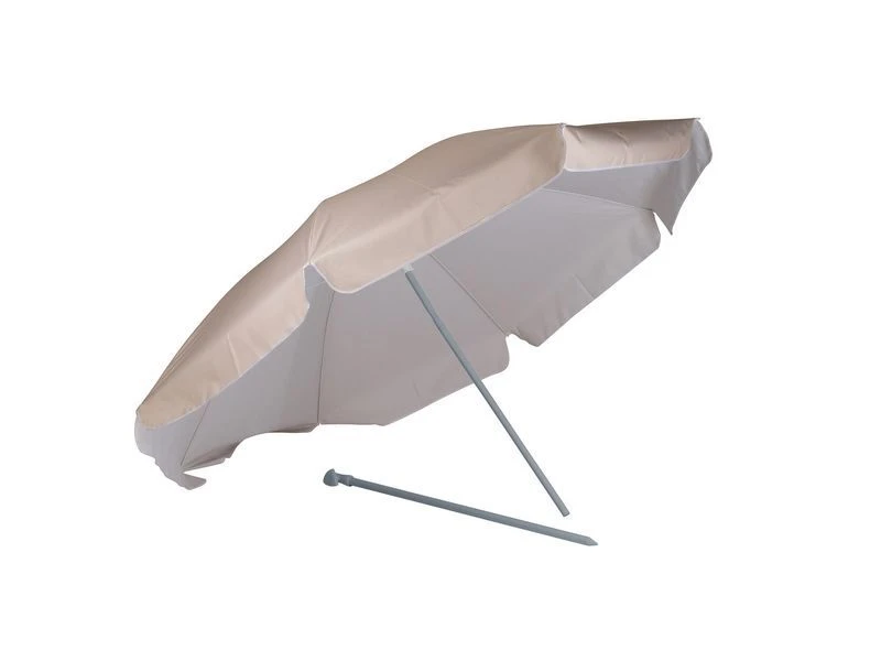 Bo-Camp Parasol Met Knikarm Ø 200 Cm Sand 2 Bo-Camp Parasol Met Knikarm Ø 200 Cm Sand - Afbeelding 2
