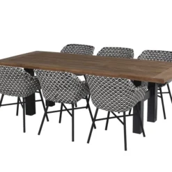 Tuin Vonk Verkoop 30 Hartman Tuinset Delphine Black-white Met Yasmani Tafel 240