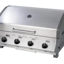 Cadac Inbouwbarbecue Meridian Built-in 4 Brander RVS