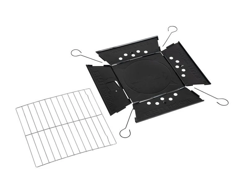 Camp-Gear Barbecue Envelop Opvouwbaar Houtskool Zwart 3 Camp-Gear Barbecue Envelop Opvouwbaar Houtskool Zwart - Afbeelding 3