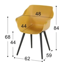 Hartman Tuinstoel Sophie Studio Curry -Tuin Vonk Verkoop 23 1 hartman tuinstoel sophie studio curry 11681872