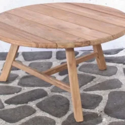 Sens Line Woody Teak Sidetable Ø80 Cm FSC Recycled Teak -Tuin Vonk Verkoop 23 4 sens line woody teak sidetable O 80 cm fsc recycled teak t578