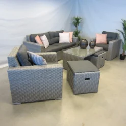 Te Velde Tuinmeubelen Palermo Sofa Lounge Set 6 Delig