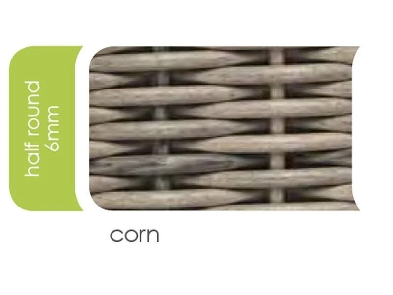 Beach7 Birdwood Footstool Tafel Rond Corn 2 Beach7 Birdwood Footstool Tafel Rond Corn - Afbeelding 2