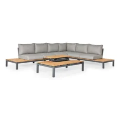 Suns Memphis Platform Teak Lounge Set XL Links -Tuin Vonk Verkoop 36 2 suns memphis platform teak lounge set xl links up en down 1 40368498599362