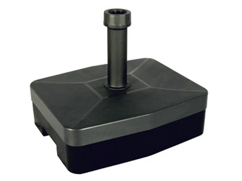 Lesli Kunststof Voet Vulbaar 40 Kg. Antraciet 1 Lesli Kunststof Voet Vulbaar 40 Kg. Antraciet