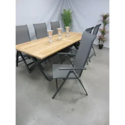 Te Velde Tuinmeubelen Tuinset Vigo Tuinstoel Met Lucan Teak Tuintafel -Tuin Vonk Verkoop 4 3 te velde tuinmeubelen tuinset vigo tuinstoel met lucan teak tuintafel stoel vigolucan240