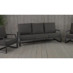 Taste By 4 Seasons Outdoor Mauritius Lounge-sofa-set 3 Zits Matt Carbon