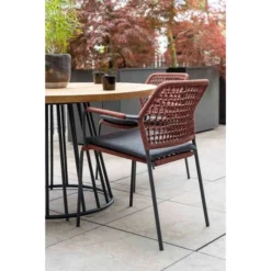 Taste By 4so Barista Stapelbare Tuinstoel Rope Terracotta -Tuin Vonk Verkoop 44 5 taste by 4so barista stapelbare tuinstoel rope terracotta sfeer 91282