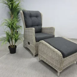 Te Velde Tuinmeubelen Bombay Verstelbare Tuin-loungestoel -Tuin Vonk Verkoop 45 5 te velde tuinmeubelen bombay lounge stoel met voetenbank