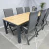 Te Velde Tuinmeubelen Tuinset Milano Tuinstoel Met Palazzo Teak Tuintafel