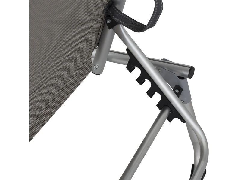 Eurotrail Campingbed Stretcher Pebble Beach Grijs 5 Eurotrail Campingbed Stretcher Pebble Beach Grijs - Afbeelding 5