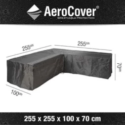Platinum AeroCover Loungesethoes Hoekset L 255