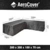 Platinum AeroCover Loungesethoes Hoekset L 300
