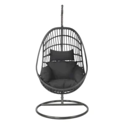 Lesli Hangstoel Loungestoel Relaxstoel Sturdy Black