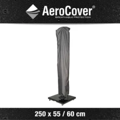 Platinum AeroCover Free-arm Parasol Cover H250