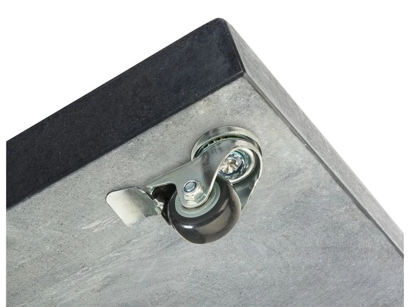 Platinum Parasolvoet Modena 120 Kg Graniet Zwenkwielen 2 Platinum Parasolvoet Modena 120 Kg Graniet Zwenkwielen - Afbeelding 2
