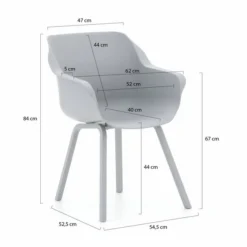 Hartman Tuinstoel Sophie Element Misty Grey -Tuin Vonk Verkoop 7 3 hartman diningstoel sophie element misty grey 11680006