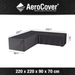 Platinum Aerocover Loungesethoes Hoekset 220x220x90xH70